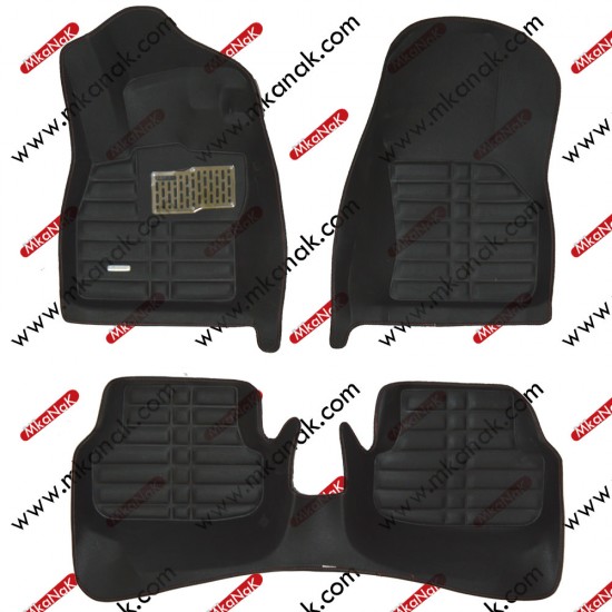 طقم دوسات تفصيل سكودا ايه 7 جلد ثري دي