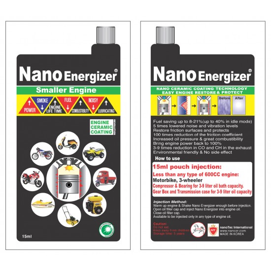 نانو إنرجيزر لاعادة بناء جميع انواع المحركات من الداخل