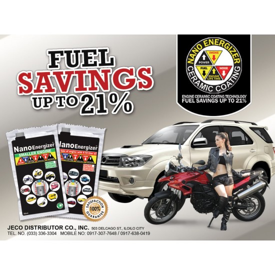 نانو إنرجيزر لاعادة بناء جميع انواع المحركات من الداخل