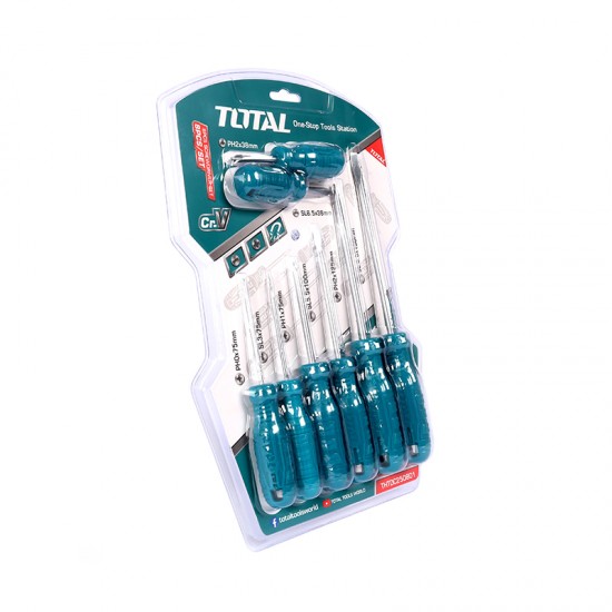 طقم مفك 8 قطع توتال